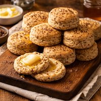 Whole Wheat Biscuits with Flax Oamc Option Also
