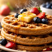 Whole Wheat Blender Pancakes or Waffles