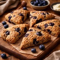Whole Wheat Blueberry Scones
