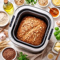 Whole Wheat Bread in Breadmaker