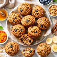 Whole Wheat Breakfast Muffins