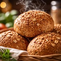 Whole Wheat Breakfast Rolls a B M