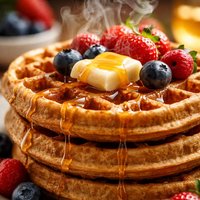Whole Wheat Buttermilk Waffles