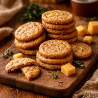 Whole Wheat Cheese Wafers