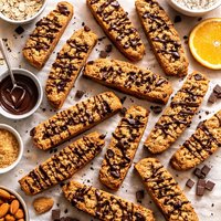 Whole Wheat Chocolate Chunk Biscotti