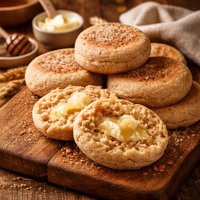 Whole Wheat English Muffins