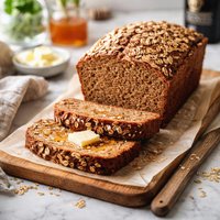 Whole Wheat Guinness Oat Bread