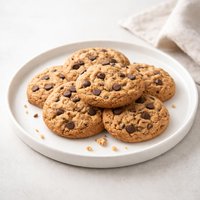 Whole Wheat Low Sugar Eggless Chocolate Chip Cookies
