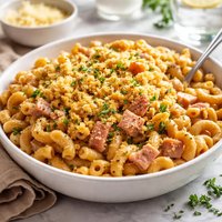 Whole Wheat Macaroni and Cheese with Ham