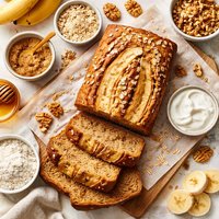 Whole Wheat Oat Banana Bread