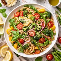 Whole Wheat Pasta Primavera