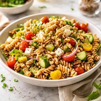 Whole Wheat Pasta Salad with Walnuts and Feta