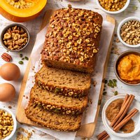 Whole Wheat Pumpkin Nut Bread