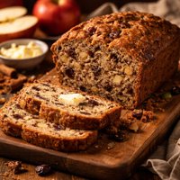 Whole Wheat Raisin Apple Bread