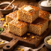 Whole Wheat Sour Cream Cornbread