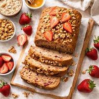 Whole Wheat Strawberry Walnut Bread