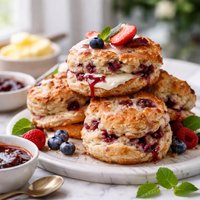 Wholemeal Fruit Yoghurt Scones