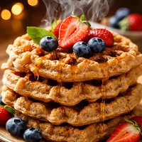Wholesome Spelt Waffles
