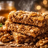 Wholesome Walnut and Sunflower Seeds Granola Bars