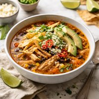 Why the Chicken Crossed the Road Santa Fe Tastic Tortilla Soup