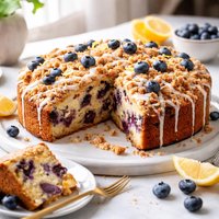 Wicked Blueberry Coffee Cake