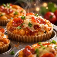 Wicked Good Pizza Muffins for Kids