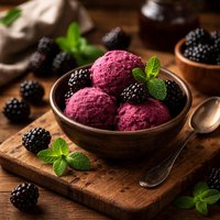 Wild Blackberry Sorbet