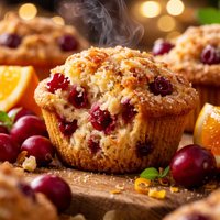 Wild Cranberry Orange Muffins