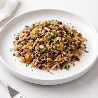 Wild Rice and Barley Pilaf with Dried Fruit