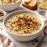 Wild Rice and Corn Chowder