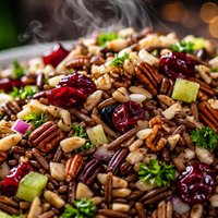 Wild Rice and Cranberry Salad