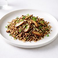 Wild Rice and Shiitake Mushroom Pilaf