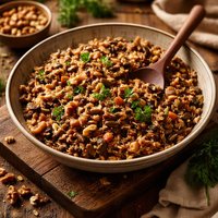 Wild Rice and Walnut Pilaf