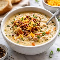 Wild Rice Cheddar Cheese Soup