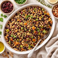 Wild Rice Dried Fruit and Toasted Hazelnut Stuffing