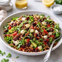 Wild Rice Salad with Mustard Honey Dressing