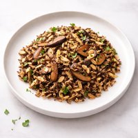 Wild Rice with Shitakes and Toasted Almonds