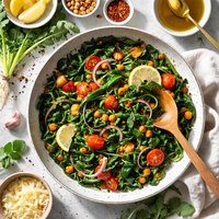 Wilted Dandelion Greens