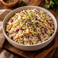 Wilted Sour Cream Cole Slaw