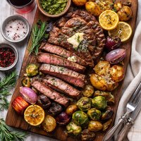 Winter Grilled Rib Eye