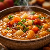 Winter Roots Apple and Apricot Soup