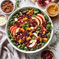 Winter Salad with Maple Pumpkin Dressing
