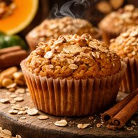 Winter Squash Oatmeal Muffins