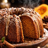 Winter Squash Spice Bundt Cake