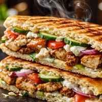 Won T You Be My Gyro Chicken Panini