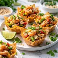 Won Ton Baskets Supreme Appetizer