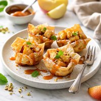 Won Ton Dessert with Apples