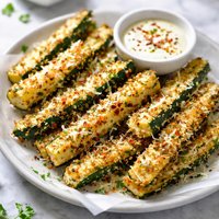 Wonderful Parmesan Zucchini Strips