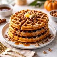 Wonderful Pumpkin Waffles