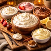 Wonderful Whipped Cream Frosting with Flavor Options